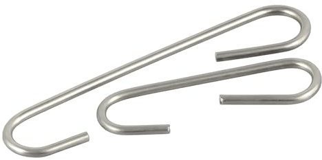 Xcel Home 5 x kleine und große C-Haken-Set – Edelstahl-Haken für Sanitär- und allgemeine Verwendung (1 Packung)