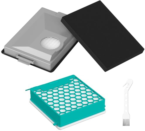 CX1 Ersatzfilter für dem Miele Boost CX1 Allergy Active Staubsauger | Ersetzt SF-HY 60 & CX-FSF, 1 HEPA-Filter + 1 Vorfilter + 1 Schwammfilter