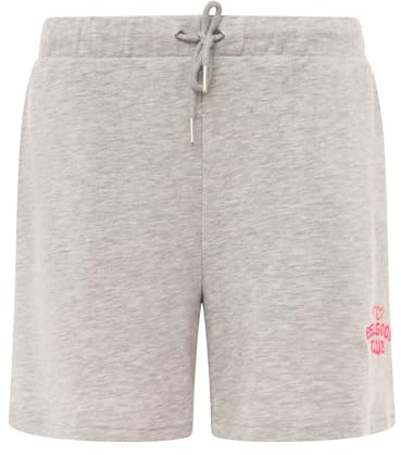 Zwillingsherz Feel Good Club Damen Kurze Sweathose mit Stickerei – Bequeme Baumwoll Shorts für Frauen – Lässige Jogginghose kurz für Freizeit Alltag Loungewear – Moderne Sommer Damenhose