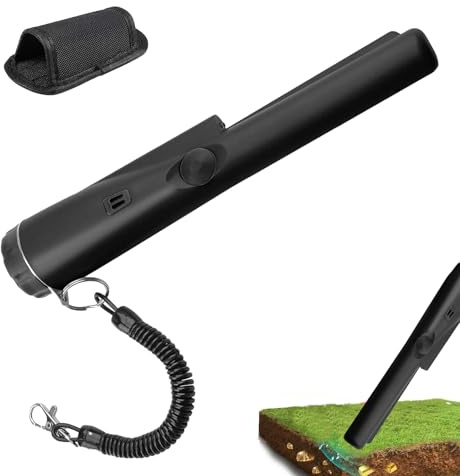 Pinpointer Metal Detector - Localizzatore portatile impermeabile, strumento per la caccia al tesoro ad alta precisione, bacchetta compatta con fondina | Rilevatore di metalli portatile professionale