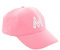 Morefaz Unisex Jungen Mädchen Mütze Baseball Cap Rosa Marineblau Hut Kinder Kappe Alphabet A-Z TM Pink M