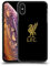 Head Case Designs Officially Licensed Liverpool Football Club Gold Logo On Black Liver Bird Hard Back Case Compatible With Apple iPhone XS Max