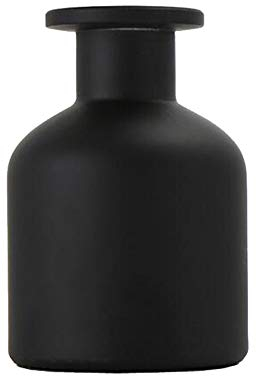 Upstore 150ml Black Glass Diffuser Bottle, Aroma Diffuser, DIY Replacement Reed Diffuser Sticks Sets, Essential Oils Crafts Decor