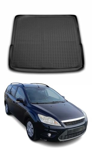 OMAC Kofferraumwanne für Ford Focus Turnier 2019-2025 Untere Gummi | Kofferraummatte, Laderaumwanne, Allwetter, fahrzeugspezifisches Produkt, Antirutsch, 3D-Passform, wasserdicht