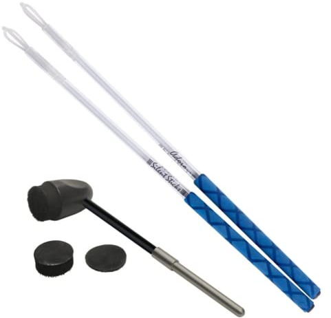 Adoro Silent e Sticks & Bassdrum Beater für e Drum & Drum Pad - Die weiche Spitze aktiviert den e Schlagzeug und reduziert gleichzeitig laute Kontaktgeräusche - kein hartes Thwack mehr-