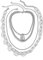 Banemi Mama Halskette, Kette Silber Damen 4-Layered Punk-Retro-Schloss Choker für Frauen Mädchen Geschenk Schmuck