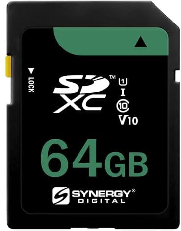 Synergy Digital Camera Memory Card, Compatible with Kodak PIXPRO FZ55 Digital Camera, 64GB Secure Digital (SDXC) Class 10 Extreme Capacity Memory Card