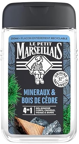 Le Petit Marseillais Duschgel Herren Mineralien & Zedernholz, 250 ml
