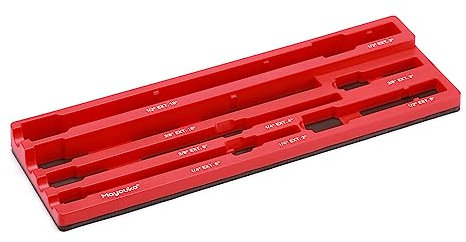 Mayouko Magnetic ABS Socket Extension Organizer, Socket Extension Bar Holder, Fit for 1/4,3/8,1/2“Drive Extensions, Extensions not Included