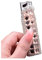 Mini-Feuerzeug aus dünnem Butan, winddicht, Jet-Rosa-Blau-Flamme, Zigarettenfeuerzeug, niedliche Bling-Glitzer-Strass-Fackel-Feuerzeuge for Frauen, Damen, Ehefrau, Geschenke ( Color : Champagne )