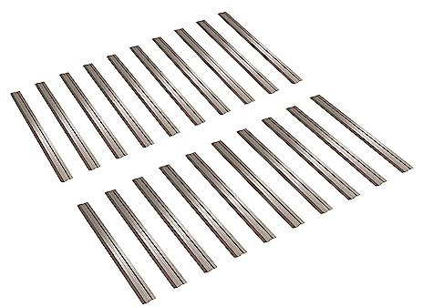 FOXBC 4-3/8-Inch HSS Planer Blades Replacement for Wen 6534, Powertec HP1005 Planer - 20 Pack