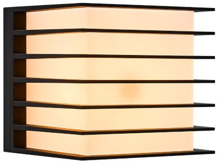 Nordlux Fluctus Moderne Außenwandleuchte Schwarz IP44 E27