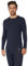 DANISH ENDURANCE Base Layers Men, Long Sleeve Thermal Tops Men, Merino Wool, Thermals Men, Warm Winter Thermal Underwear, with or Without a Zipper, Dark Navy, M