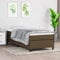 Annlera Bettgestell 203x90x35cm Braun Stoff,Sperrholz,Holzwerkstoff Jugendbett Schrankbett Boxspringbett Vielseitige Tagesbett Aus Holz Sofa Im Wohnzimmer Bed Schlafzimmerbett Hochbett