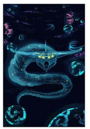 Classic Subnautica Poster 12 Leinwand Poster Schlafzimmer Dekor Sport Landschaft Büro Zimmer Dekor Geschenk ungerahmt 30 x 45 cm