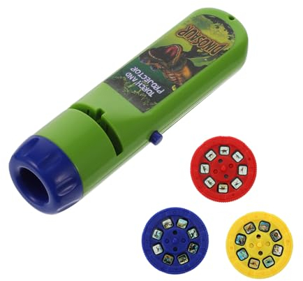 SAFIGLE 1 Jeu Projecteur Dinosaure Lampe Torche à Projection De Dinosaure Lampe De Poche à Projection pour Enfants Lampe De Poche Projecteur Animal Parent- Plastique Diaporama