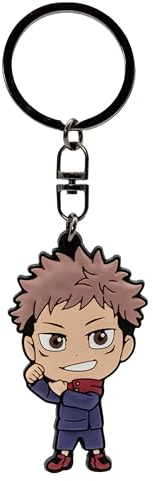 ABYSTYLE - Jujutsu Kaisen Schlüsselanhänger PVC Yuji Itadori, mehrfarbig, H. 5,8 cm x L. 3,5 cm