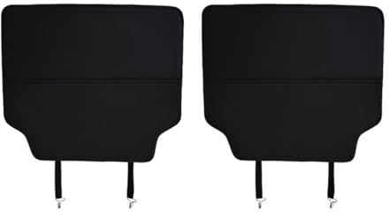 VELUNE 2 Stück Auto Rücksitz Anti Kick Pad für BMW 5 G31 2017-2020 Auto Sitz Wasserdicht Rückenlehnenschutz Kick Matte Anti-Schmutzig Rücksitzschoner mit Tasche