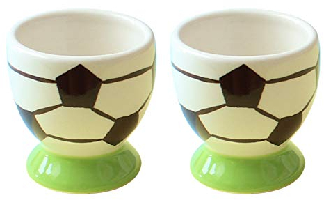 QTANZIQI Juego de hueveras juguetonas para niños - Diseño de Auto Verde - Incluye 6 Tazas (Estilo fútbol Disponible, Juego de 2) Silk Pillowcase