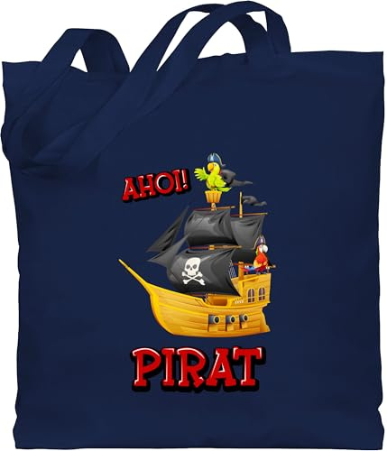 Shirtracer - Baumwolltasche - - Taschen - Ahoi Pirat | Piratenschiff | Piratenmotiv | Piratenparty | Ahoi Piraten | Piraten Schatzsuche | Piratenthema