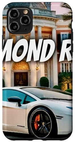 Hülle für iPhone 11 Pro Max Diamond Roxx Album Merch Cool Sportwagen Big House Lifestyle
