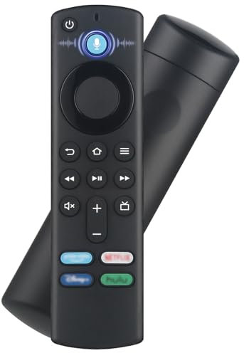 Aimdio L5B83G Telecomando Vocale 3a Gen di Ricambio per Fire Smart TV Stick (4K, 4K Max, Bundle, Lite) TV Stick (2a e 3a Generazione) Smart TV Cube (1a e 2a Gen) Smart TV (3a Gen) per Poineer TV 5