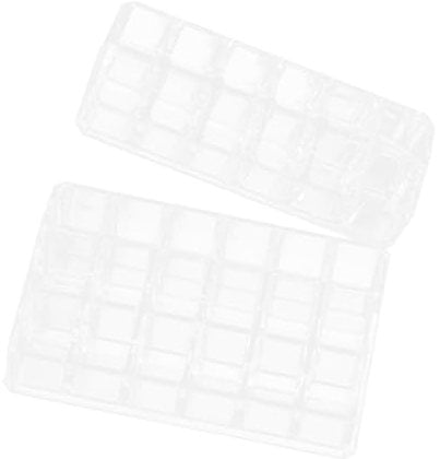Ipetboom Lipstick Organiser Lid Plastic Lip Gloss Box Multi-function Storage Rack Lipstick Holder Organizer
