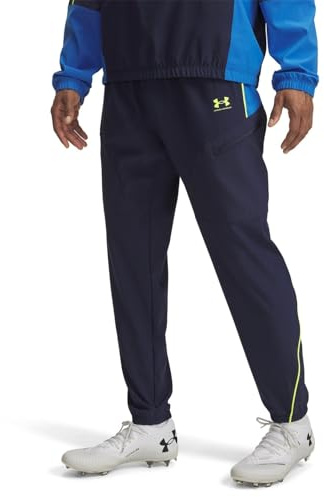 Under Armour Herren Ua M Challenger Warm-up PNT Trainingshose, Washed Navy/High Vis Yellow, L EU