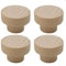AugustknowU Pomello per porta Push Pull maniglia in legno gancio singolo foro e cassetto finestra accessori M4