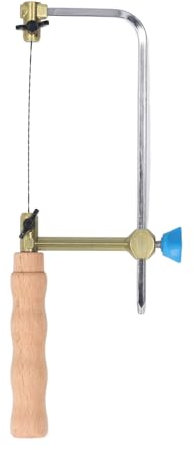 Coping Säge Geschmiedete Stahlrahmenprotokollhandle U Form Bund Cutter Säge mit 8 -pcs -Klingen für Holzbearbeitung