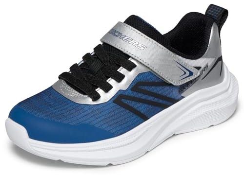 Skechers 404127L BBLM Jungen Sneaker Low Textil & Synthetik in Black - Gr. 27