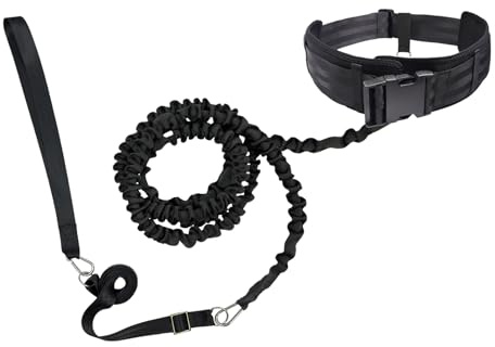 Schwimmtrainer-Gürtel – stationäres Geschirr mit Kordel, Wasserwiderstandsgürtel, hohe Elastizität, Wassertrainer, Damen, Mädchen, Herren, Teenager, Jugendliche, Schwimmschnur mit verstellbarem