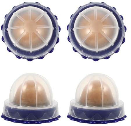 KOMBIUDA Katzensnack Ball mit Katzenminze, 4 Stück-Pack, Blaues Leckerli