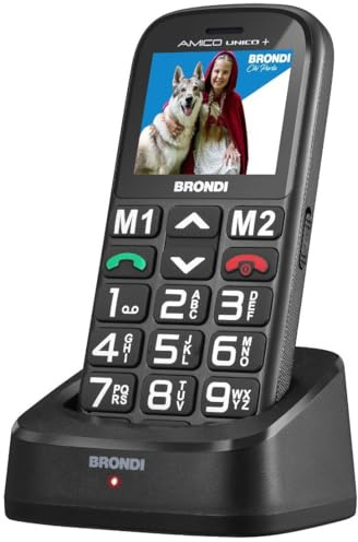 Brondi Telefono Amico Unico + Base ricarica