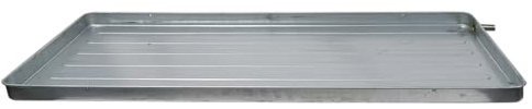 Bac à Eau pour climatiseurs Portables, bac d'égouttage des condensats avec Trou de vidange Tuyau, bac de vidange AC pour Une Utilisation intérieure extérieure (84 x 38 cm)