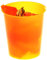 Archivo 2000 2001NATL Corbeille à Papier Orange translucide 16 l