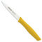 Arcos Serie Nova - Cuchillo Mondador - Hoja de Acero Inoxidable de 100 mm - Mango de Polipropileno Color amarillo