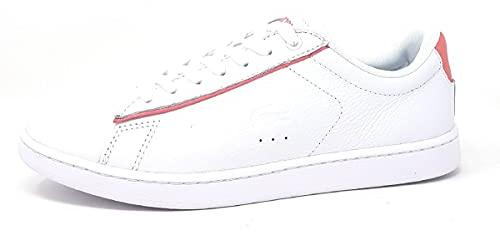Lacoste Carnaby Evo 319 9 SFA Damen Sneaker, Weiß - White Pink B53 - Größe: 38 EU