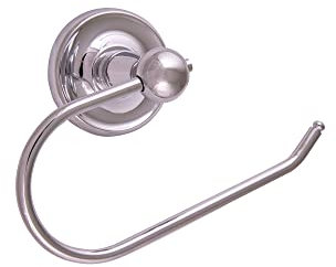 Design House 558403 San Martin Toilettenpapierhalter, Zink, poliertes Chrom, Euro TP Holder