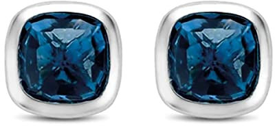 Ti Sento Silber-Ohrstecker für Damen Blau 7808DB