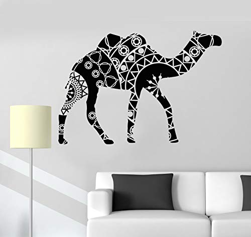 myrockshirt Wandtattoo Aufkleber Kamel Tier Dekoration Home Interior für alle glatten Flächen UV&Waschanlagenfest Auto Stic