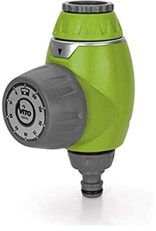 VITO Garden Bewässerungsuhr - Zeitschaltuhr für Wasserhähne 26.5 mm (G 3/4), Flexible Bewässerungsdauer (bis 120 min), leichtes Anschließen Dank Quick Coupling, VIPR2H