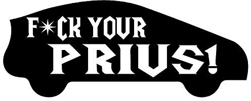SUIFENG Autoaufkleber 29.2Cmx11.9Cm F_Ck Your Prius Lustige Vinyl Aufkleber Aufkleber Auto Aufkleber Auto Aufkleber Zubehör Schwarz Splitter