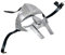 Lmhandicraffts Steel Roman Gladiator Helmet Face Mask MF Doom Medieval Re-Enactment Viking MASK, Silver,