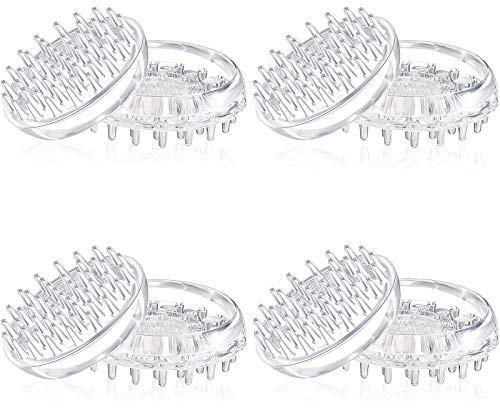 Jetec 8 Pieces Carpet Protectors - Round Spiked Caster Cups for Sofas, Tables, Chairs, Furniture