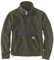 Carhartt Herren Relaxed Fit Fleece Pullover Fleecejacke, Basilikum Heather, L