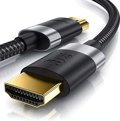 Primewire 8k 4k Câble HDMI 2.1 2.0 0,25M, 8K@60Hz 120Hz, 4K@240Hz, 48 Gbit/s, 3D, Ethernet Ultra Haute Vitesse TV Blu-Ray PS5 Xbox Series X Switch