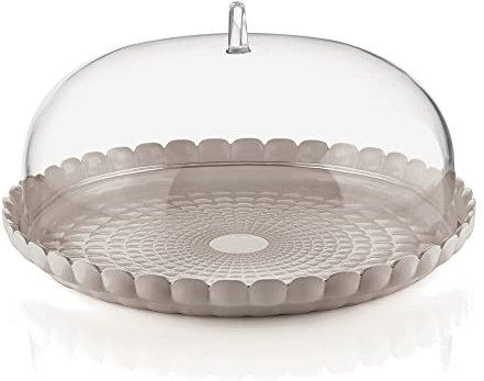 Guzzini - Tiffany, Set Tortiera - Grigio Tortora, Ø 36 x h14 cm - 199500158