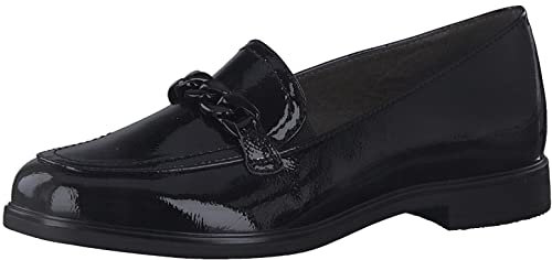 Jana Softline Damen 8-8-24262-20 Slipper, Black PATENT, 39 EU