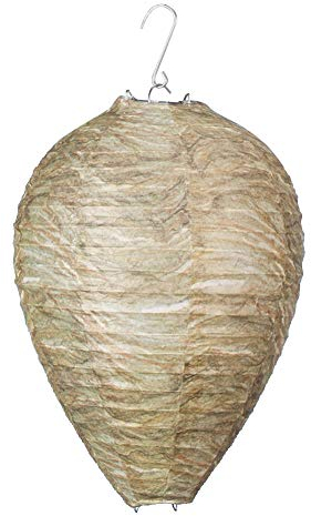 Wespennest Attrappe Lockvogel Hornisse Abschreckung Umweltfreundliche Ungiftige hängende Künstliche Wespennest Laterne